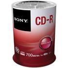 100cdq80sp Sony Data Recordable Media Pack Spindle 027242853140