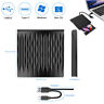 217393 External Usb Optical Drive Dvd Cd Storage Burner Reader For