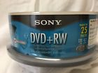 25dpw47ls2 Sony Pk Blank Dvd Rw Logo Branded Rewritable Disc