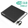 0-type 793345317796 Haosihd External Dvd Drive Usb Dual Port Portable