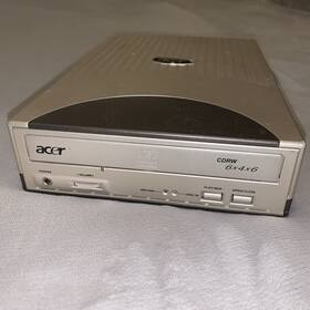 6406eu-002 Acer External Cd-rw Drive 6x4x6 Usb Vintage Burner June 2001 Untested