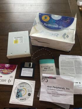 Crw1832a Acer Aced Cd Rewrites 10x Write 3x Rewrite 32x Read J3-1