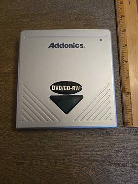 Aepdvrw248um Addonics Portable Dvd/cdrw Disk Drive Unit Iob Vintage Aepdvrw See Pics/descr