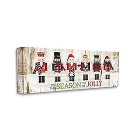Af-874 Cn 20x48 To Be Jolly Festive Phrase Winter Christmas Nutcrackers Designed By Jennifer
