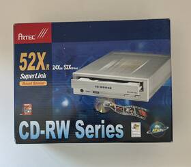 52xr Artec 743843990021 Cd-rw Cd-r Burner 24x 52x Cdrw Series Ide Data Cable Windows Xp
