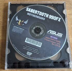 M1909 Asus 579.05 Sabertooth 990fx Motherboard Dvd Rom Only 2012 Rev Sb 950