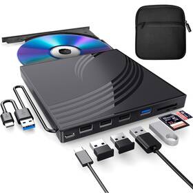 Bpakdu 761729119403 External Cd/dvd Drive For Laptop With Carrying Case Dvd Player Por