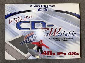 C01810w-u001198251 Cendyne 2002 External Cd Drive Usb 2.0 Cd-rw - Used Mint Condition Box Damage