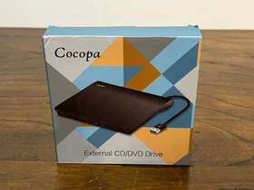 Ecd813 Cocopa External Cd Dvd Drive For Laptop Player Burner Type C Usb 3.0 Port