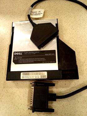10nrv-a00 Dell Latitude 1.44 Mb Laptop Floppy Disk Diskette Drive Module 3.5 Inch