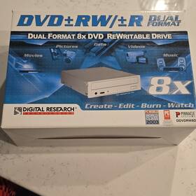 Ddvdrw8d Digital Research Technologies 8x Ide Internal 5.25 Inch Dual-format Beige