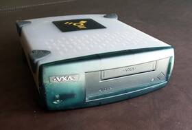 Vxa-1f Exabyte Vxa-1 External Firewire Backup Tape Drive With Tapes - Clean