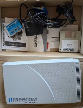 Iq4420 Freecom Complete Setup Cd-rom Dvd-rom Cd-rw Recorder External Drive