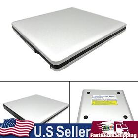 W003-d015-sil Genuine 6x Bluray Burner External Usb 3.0 Player Dvd Cd Bd Recorder Cable Drive