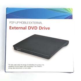 X0020mvv8r Gotega Pop-up Mobile External Dvd Drive - Black Usb 3.0