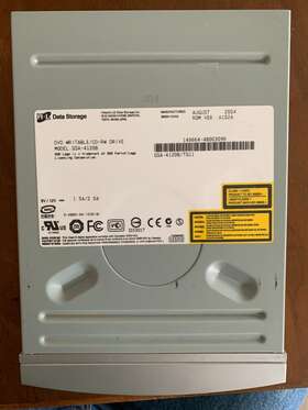 Gsa-4120b H-l Data Storage Silver Curved Bezel Dvd-rw Disk Drive From Emachines Tower Pc. Ide