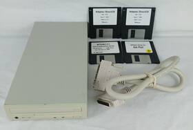 1784-sd Hi-val Vintage 2x6 Scsi External Cd Writer Hot Box Complete Tested