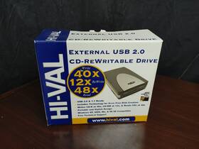 Hi-val 708766013219 Digital 12x 40x 48x External Usb 2.0 Dvd/cd Burner Recordable Drive
