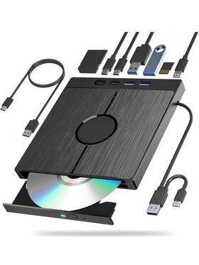 D-bdkl-f2-7in1 Hirucy External Blu Ray Dvd Drive For Laptop Pc Usb3.0 Bd/dvd/cd Player Bluray Burner