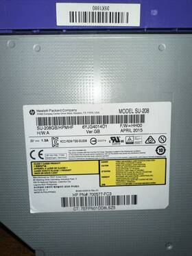 17-f225nr Hp 17-f235nr Pavilion 17-f 17-f125ds Laptop Dvd Rw Burner Drive