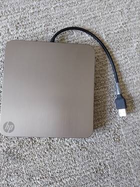 601223-001 Hp 602041-001 External Usb Optical Disk Drive Supermulti 8x Dvd R/rw
