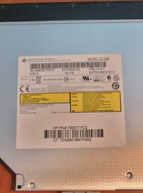 Pavilion15-ab Hp 809328-001 Gud1n Su-208 Genuine Dvd Drive W Bezel 15-ab165us Tested