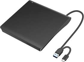 Hyripe 313101034080 External Cd/dvd Drive For Laptop Ultra Slim Usb 3.0 Type-c Dvd Player Po
