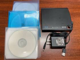 Brp-u6xe Io-data Blu-ray Disc Drive With Discs