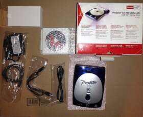 Cdrw38402ext2-b Iomega Predator Cd-rw Drive 40x 12x Open Box Working