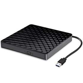 Kkshop 754313839931 External Cd Dvd Drive Usb 3.0 Slim Portable Reader Cd/dvd-rw Burner High S