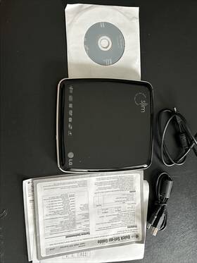 Rewriter-gp08 Lg 048231306454 Slim Portable External Super Multi Dvd