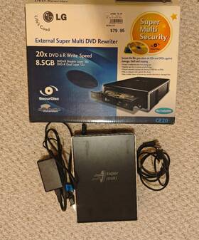 Ge20nu10 Lg External Super Multi Dvd Rewriter 20x Ge 20 Ge20