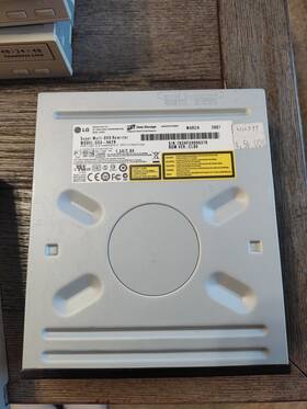 Gsa-h62n Lg 18x Dvd-r Rw Drive Sata Black Used