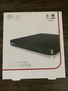 Sp8onb80 Lg Ultra Slim Portable Dvd Writer Black