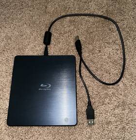 Lg Wp90nb40 Slim Usb-powered External Blu-ray/dvd Writer Drive Pc/mac Black