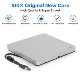 W003-d003 Madhornets Slot-in External Cd/dvd Drive Usb 3.0 Player Burner Writer For Laptop Pc Mac