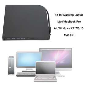 Madhornets W003-d023-set Blu Ray Bd Burner External Usb 3.0 Slot In Dvd Rw Cd Writer Portable Drive Yu
