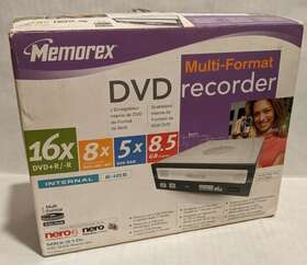 Mrx-510le Memorex Mrx - 51ol New Cd Dvd Multi-format Double Layer Recorder