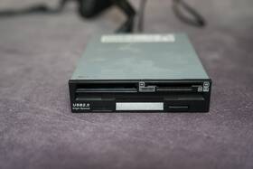 Fa404m Mitsumi Floppy Drive And 5 In 1 Memory Card Reader Usb 2.0 Black