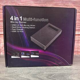 Mthstec 190726885491 4 In 1 External Blu-ray Drive 16x Usb 3.0 And Type-c - For Parts/repair Read