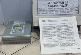 Cdr-c251 Nec Cdr-251 1996 4x4 Ide Multispin Cd-rom Drive - Untested