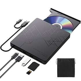 Origbelie 789917623280 External Dvd Drive Cd Usb 3.0 Typle C Cd/dvd Rom /-rw Adapter With Us