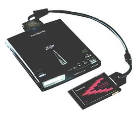 Kxl-807a Panasonic Portable External 20x Pcmcia Cd-rom Drive With Cable Kit