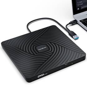 Bt620 Perobuno External Cd Dvd Drive Usb 3.0 Type-c Optical 0.5-inch Ultra-slim Port