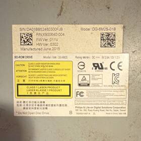 Nx900640-004 Philips & Lite-on Digital Solutions Corporation Dg-6m2s-01b And Bd-rom Internal Desktop Drive Silver