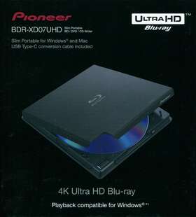 Bdr-xd07uhd Pioneer Slim Portable Blu-ray Burner