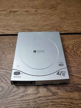 Mp8040se Ricoh Cd Recordable Rewritable Drive Vtg Untested For Parts Repair