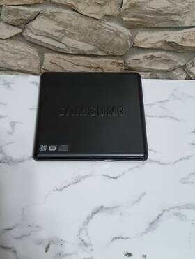 Se-so84d Samsung Ultra-slim External Dvd Writer Black - No Cord Tested