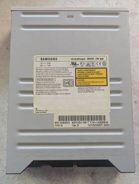 Sw-408 Samsung 5.25 Inch Internal Cd-rw Optical Drive Ide Pata Nov 2000