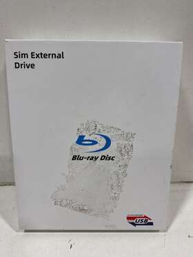 Sim 744316242692 External Blu-ray Drive Bd Player Capability Portable